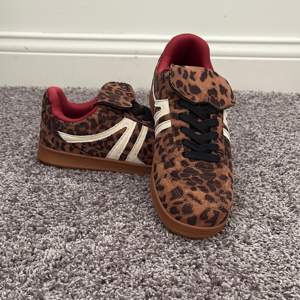 Leopard Print Women's Sneakers